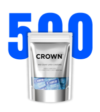 Crown Condoms  500 Count  Lubricated Latex Condoms  Ultra-Thin, Odor-Free, Vegan (Pack of 500)